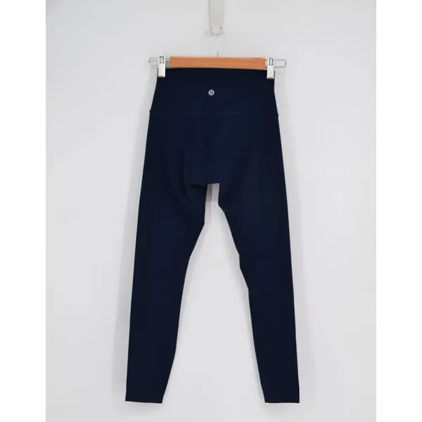 Lululemon Wunder Under High Rise Tight Leggings True Navy Luxtreme Yoga Womens 4 - Image 3