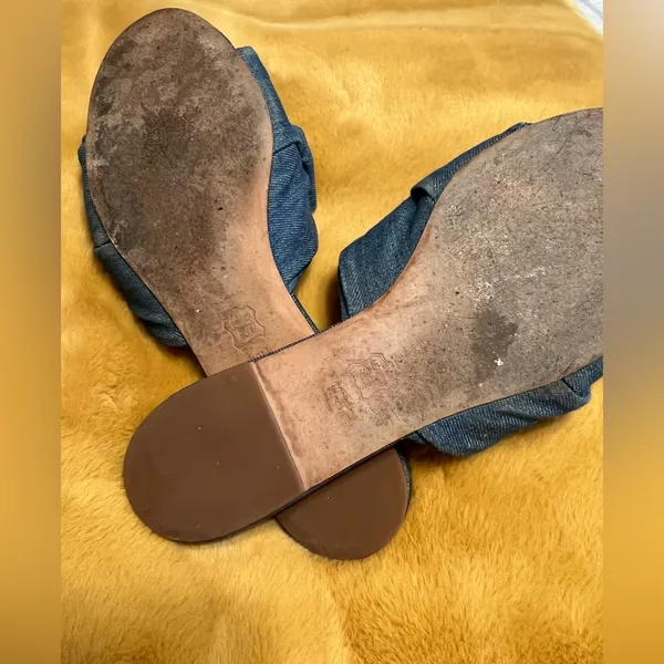 Tory Burch Annabelle Denim Bow Sandals - Image 4
