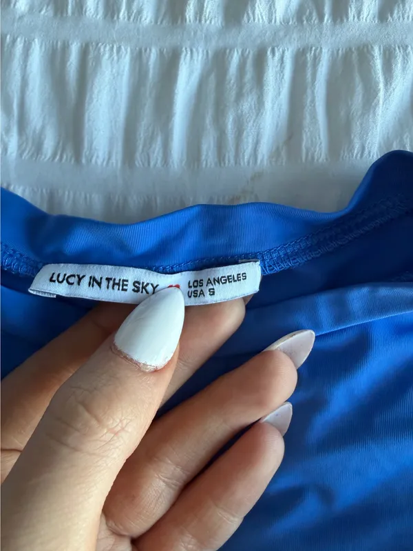 blue lucy in the sky short sleeve - Image 3
