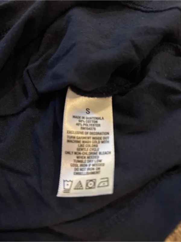 LuLaRoe Navy Ribbed Tee - Size XXS - Image 6