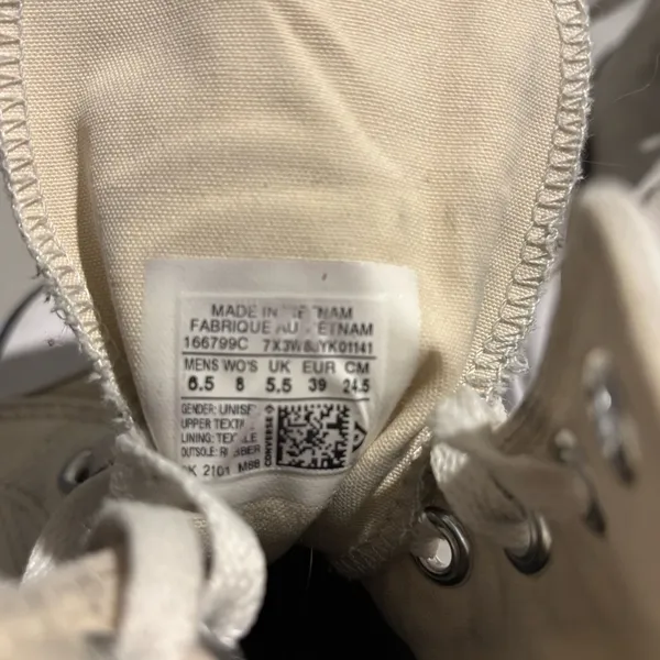 Converse Run Star Hike Platform Unisex High Top Sneakers light beige M 6.5 W 8 - Image 9