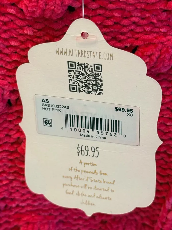 Altar'd State pink sweater New with Tags !! - Image 2