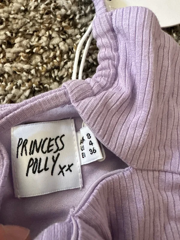 purple princess polly cropped tank - Image 4