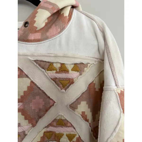 Free People Nordic "It's a Vibe" Hoodie Women's Size Small‎ - Image 7