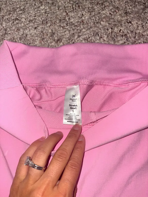 Members Mark, pink tennis skirt - Image 2