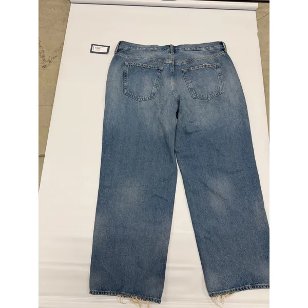 Universal Thread 90s Baggy Jeans size 16 Short Medium Wash Patchwork Distressed - Image 8