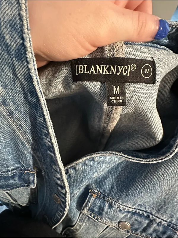 Blank NYC Light Blue Denim Sleeveless Jumpsuit - Image 6