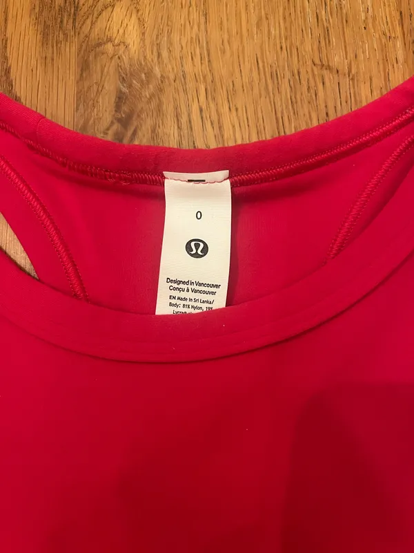lululemon athletica Red Racerback Tank - Image 2