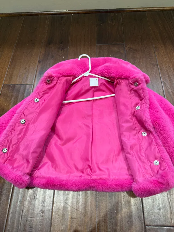Pink Fluffy Jacket - Image 4