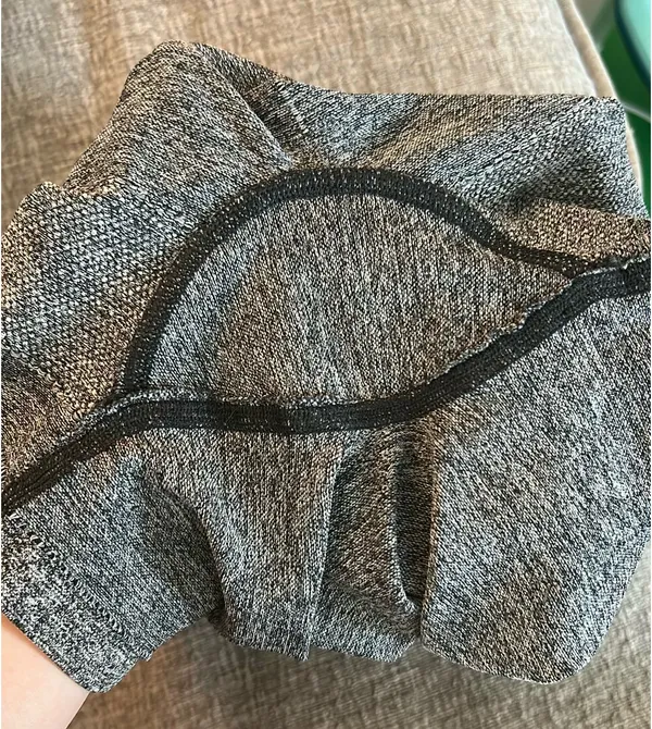 Gymshark Flex Biker Shorts Marled Charcoal Grey - Image 6