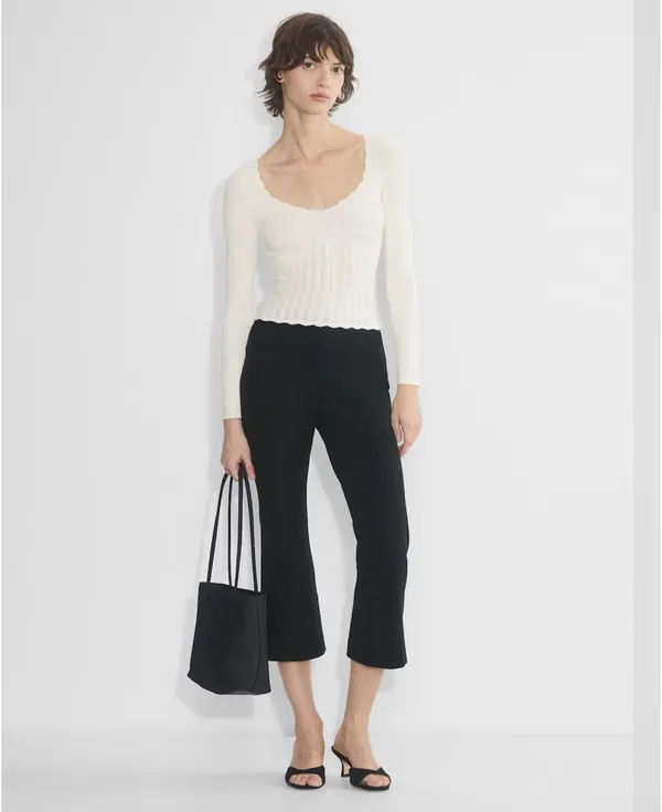 Aritzia Soloist Sweater White - Image 2