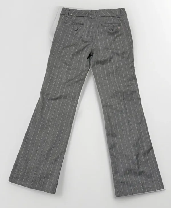 Vintage American Eagle gray with white pinstripe boot cut slacks - Image 2