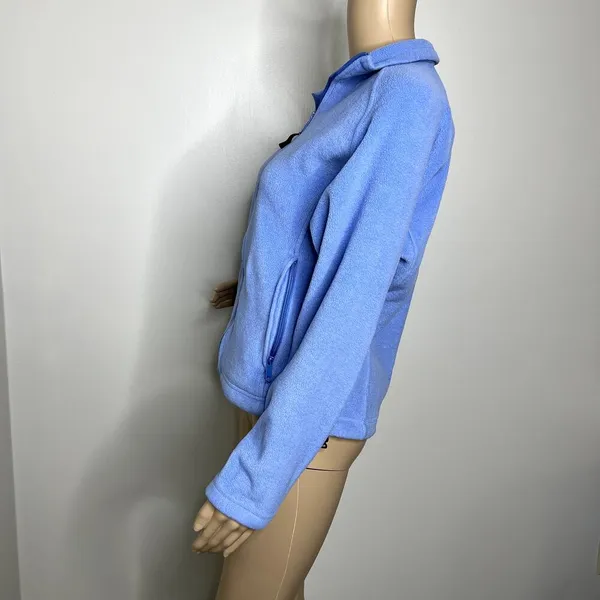 Columbia Blue Full Zip Fleece Jacket - Image 2
