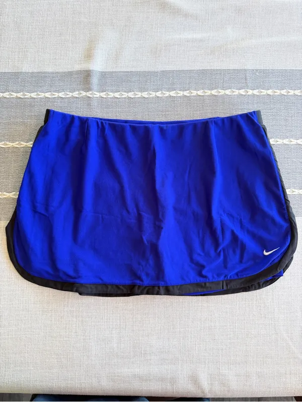 Y2K Nike Skort Athletic Blue Purple Size XL Silver Tag 90s - Image 2