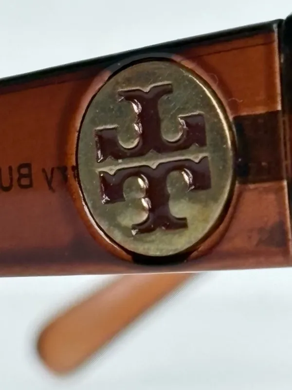 TORY BURCH Logo Brown Gradient Oversized Sunglasses - Image 14