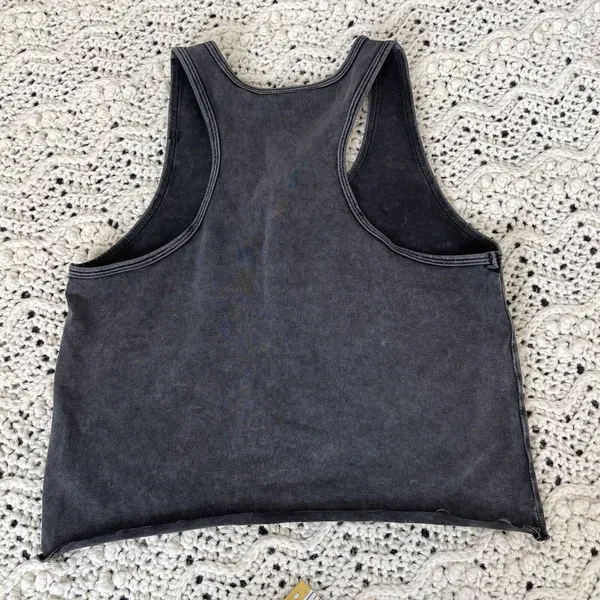 Voight Valentina Tank Top rhinestones crop making boys cry womens Black (small) - Image 3
