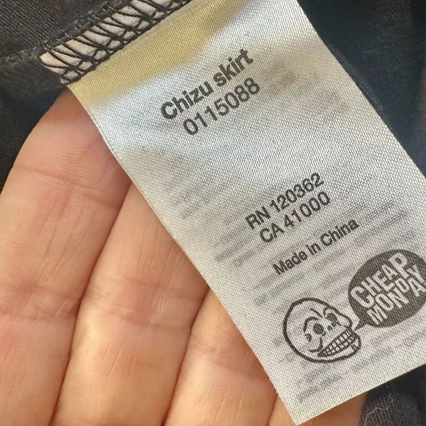 Cheap Monday chizu long black skirt - Image 12