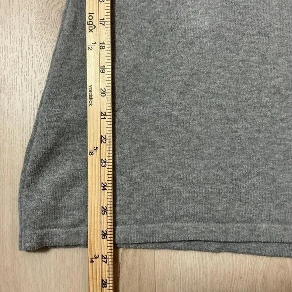 Prana Gorpcore Knit Sweater Dress Womens Small Gray Organic Cotton Wool - Image 5