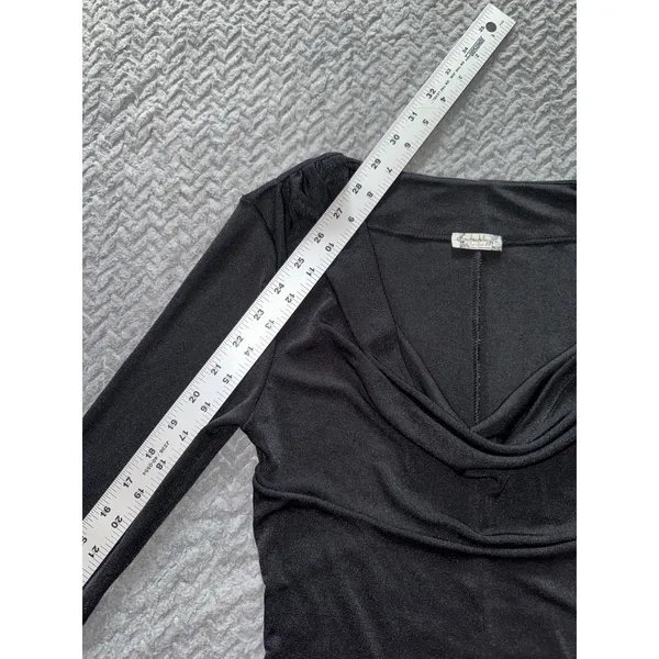 Free People Women's Running Late Long Sleeve‎ Soft Jersey Size Small - Image 6