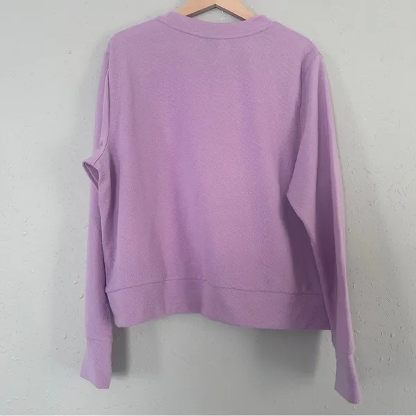 Avia Purple Lavender Crewneck Sweatshirt Workout Activewear Athleisure Casual - Image 3