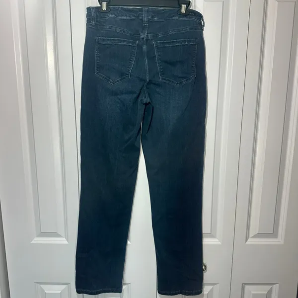 Liverpool Kennedy Straight Jeans Women 12/31 Dark Blue Halifax High Rise Stretch - Image 3