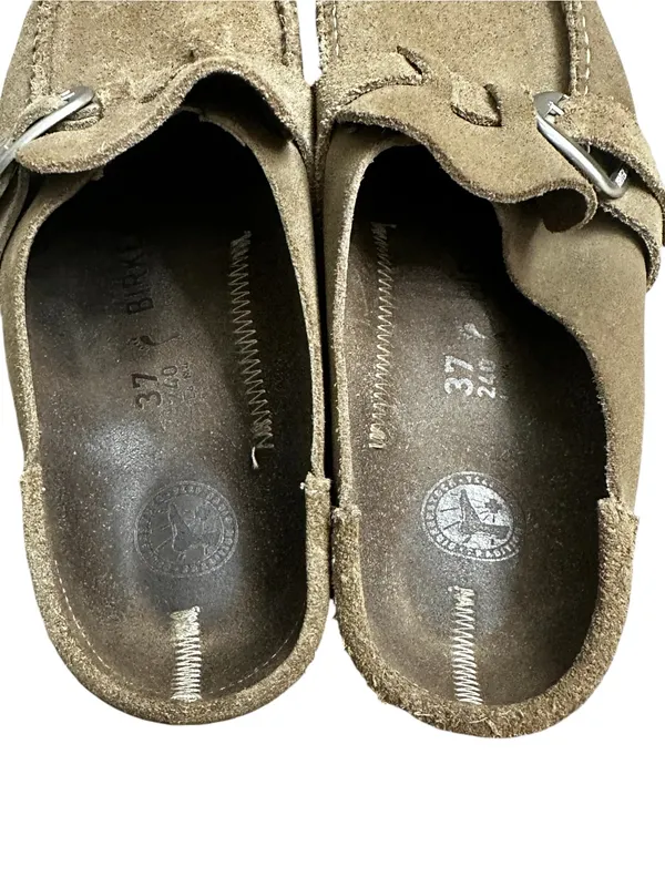 Birkenstock Buckley Suede Leather Clogs Slip On Granola Girl Fall Vibes Utility - Image 7