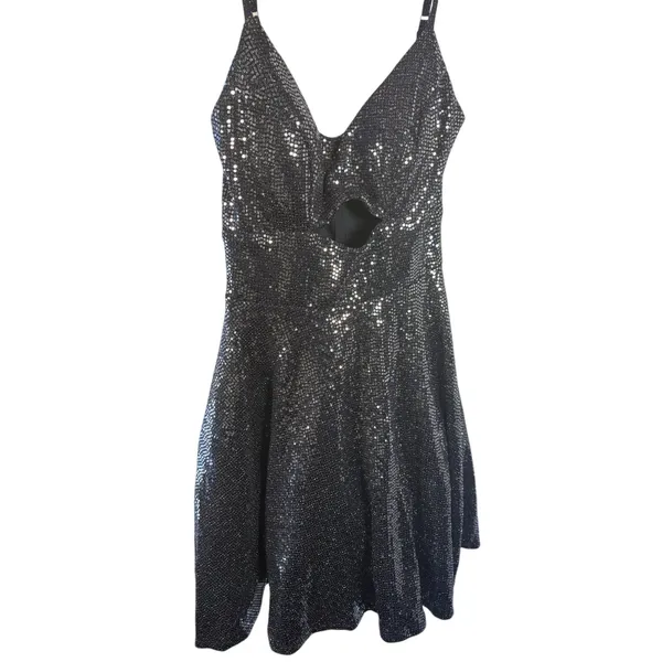 City Studios Sequin Dress Black Size undefined - Image 5
