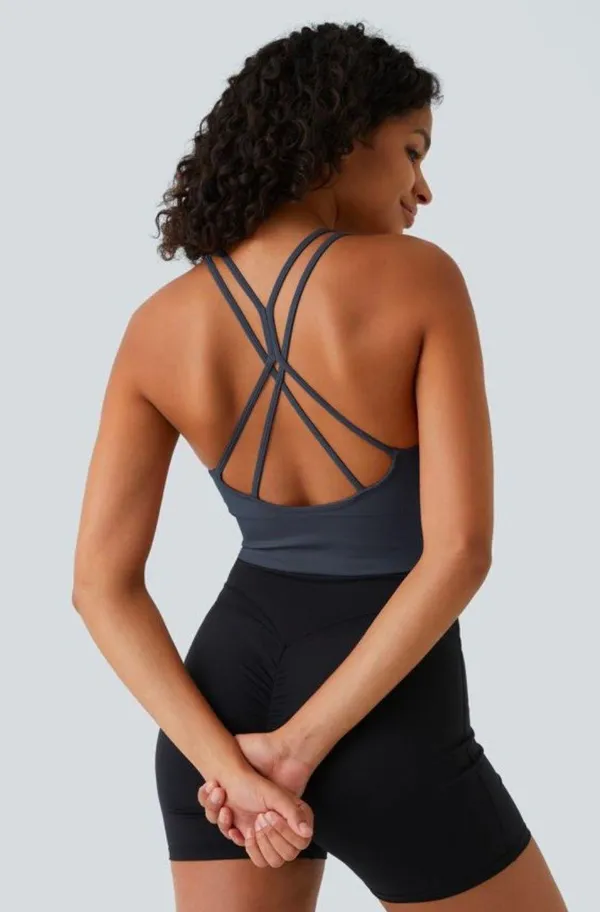 Crisscross Workout Bra/Top - Image 2
