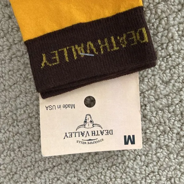 National Geographic Death Valley National Park Parks Project Yellow Socks Women’s Shoe Size 6-9 NWT - Image 3