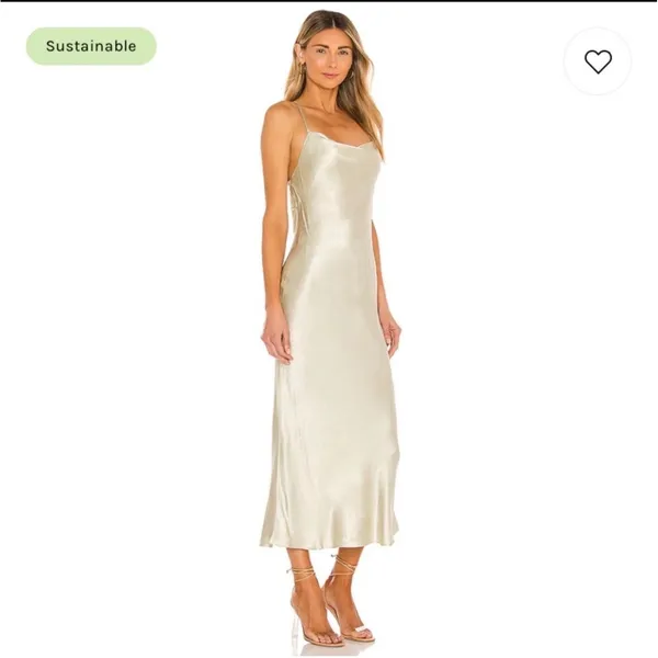 Shona Joy Women‎ Slip Dress 10 Champagne Cowl Neck Formal Wedding Party Event - Image 2