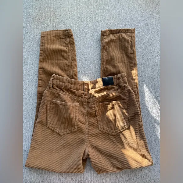 BDG Brown Corduroy Straight Leg Pants‎ - Image 3