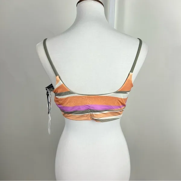 Prana NWT Willow Falls Reversible Bikini Top in Waves Size Medium - Image 10