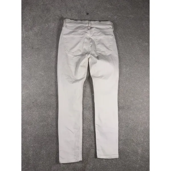 Agolde Sophie Crop Jeans Size 26 White Skinny Distressed - Image 5
