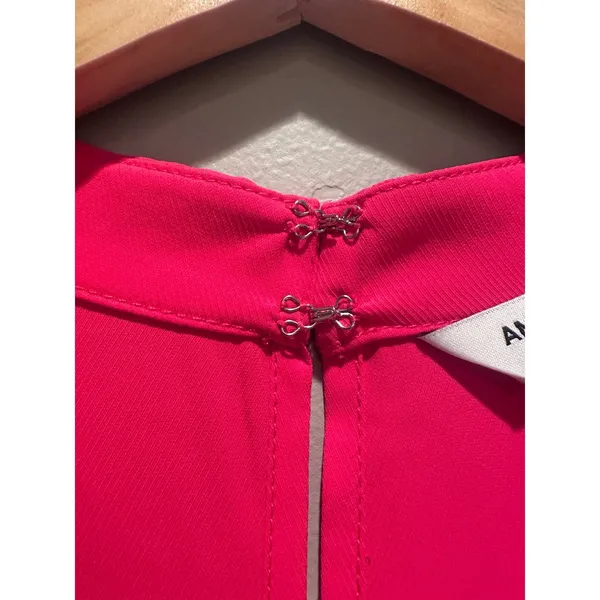 Amanda Uprichard Marsha Hot Pink‎ V-Neck Romper Size XS - Image 5