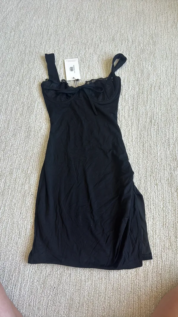 Outcast Dionne Mini Dress Black - Image 2