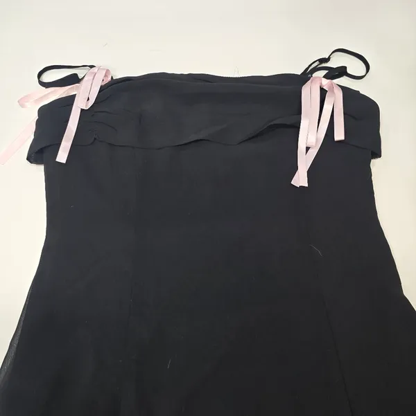 MORE TO COME Carson Mini Dress in Black - Image 4