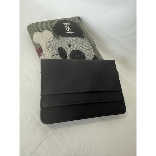 Rolfs Genuine Leather Women’s Coin Purse Dog Design Best Friends - Image 2
