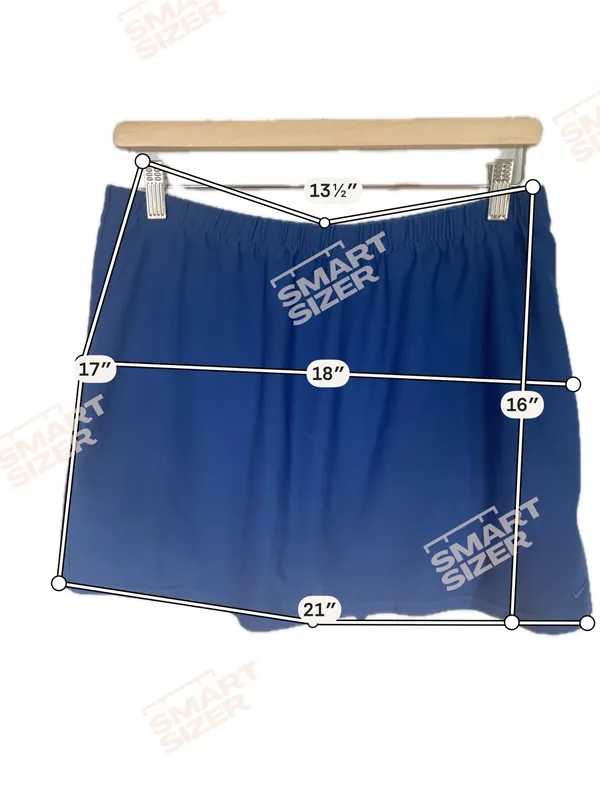 Nike Royal Blue Athletic Tennis Skirtwith Elastic Waist - Image 4