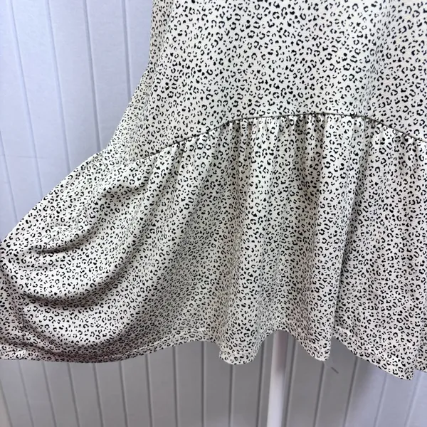 gaze Women’s Cropped Top Leopard Print Size‎ M Tan Size M - Image 3