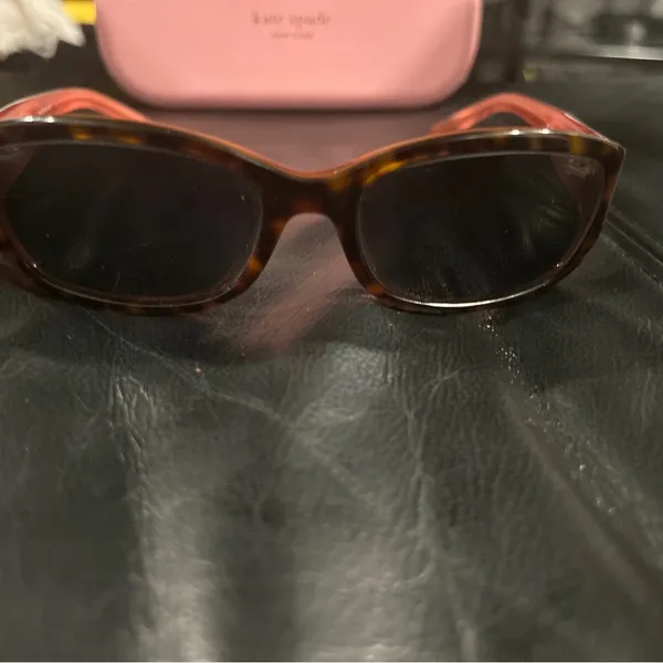 Kate Spade Vibrant Orange Eyewear. Frame and Kate spade hard case only - Image 3