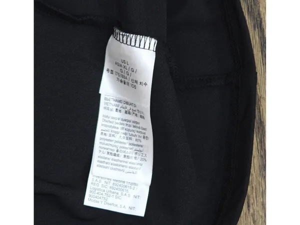 NWT Calvin Klein Womens Crepe Jersey Polo Shirt Knit 44C221G Black L - Image 7