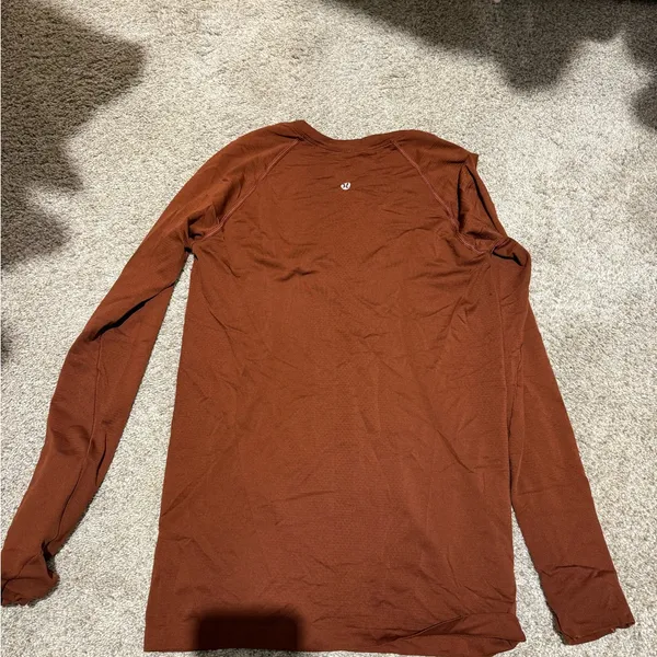 lululemon athletica Long Sleeve Top - Rust - Image 4