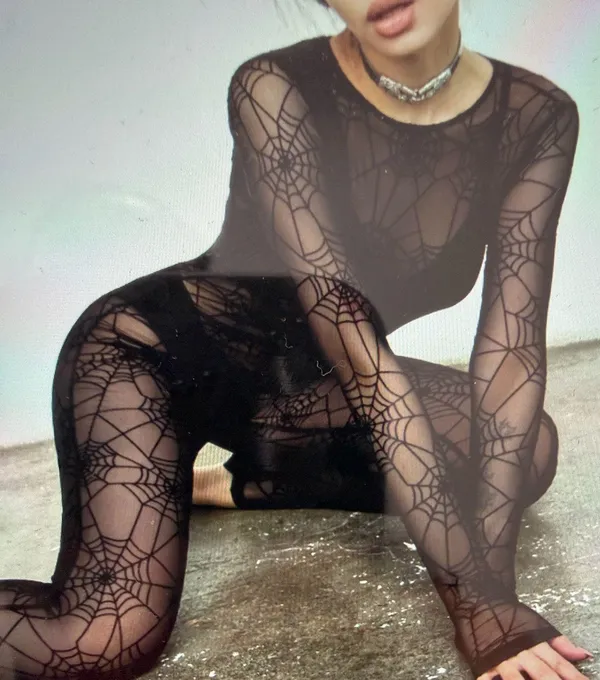 Disturbia venom catsuit Black Size L - Image 4