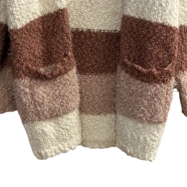 Altar'd State‎ Women's Striped Open Front Cardigan Sweater Size S/M - Image 5
