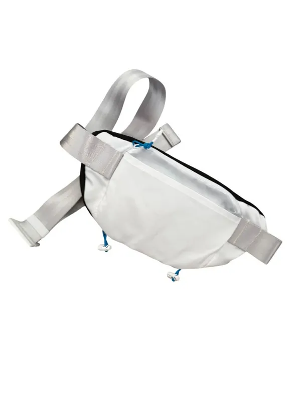 HOKA Black White Adjustable Unisex Fanny Pack Waist Bag - Image 6
