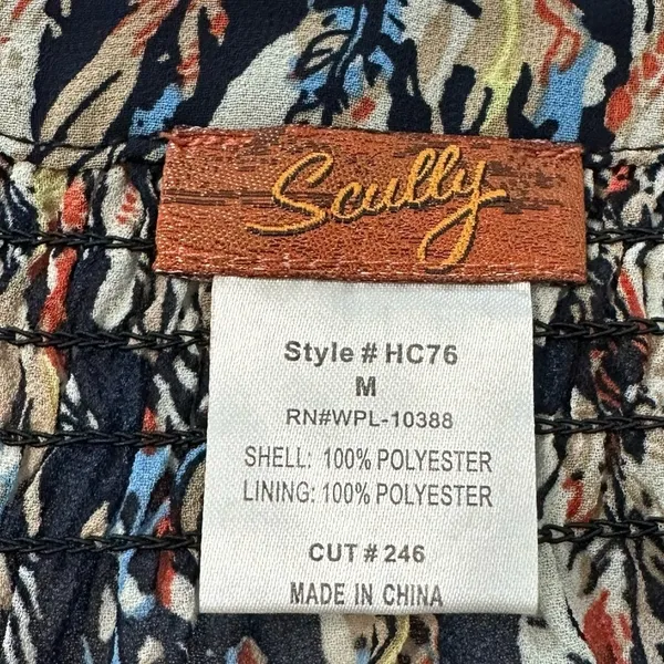 NWT Scully Feather Print Dress Patterned Garment Pink Size M - Image 12