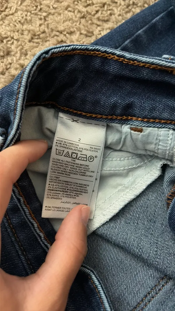 Old Navy Navy Jeans - Image 4