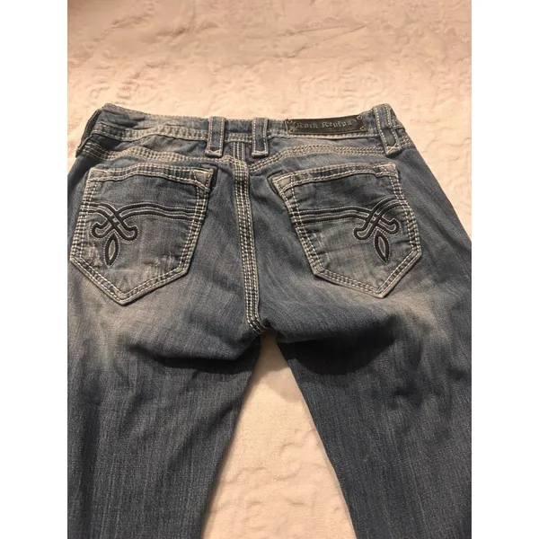 Rock Revival Jeans Womens Tag 28 X 31 Inseam Adele Easy Boot Blue Cowgirl - Image 3