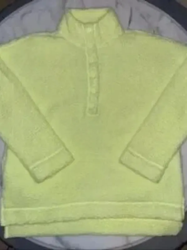 aerie Cloud Sherpa Oversized Fleece Pullover Sweater - Image 3