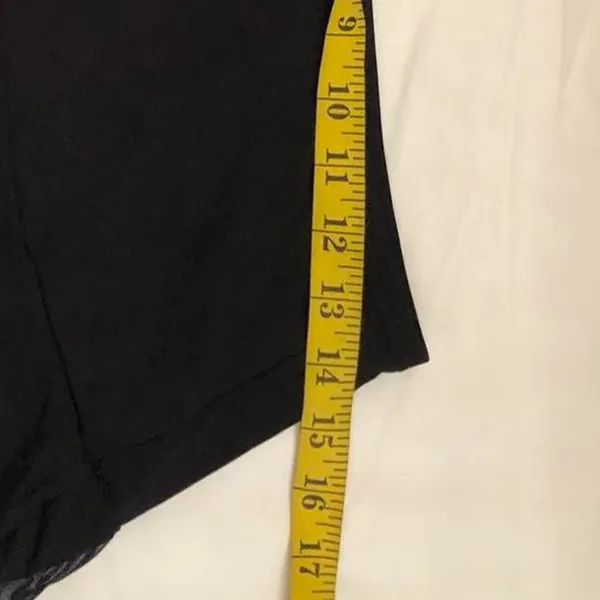 Y2K Whimsygoth micro mini ruffle skirt Measurement in pics (stretch) - Image 3
